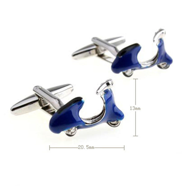 Car Logo Traffic Enamel Dropping Glue Cufflinks