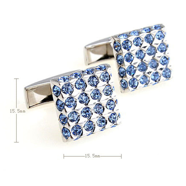 Crystal Zircon Cufflinks