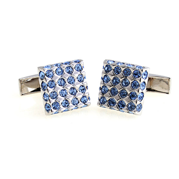 Crystal Zircon Cufflinks