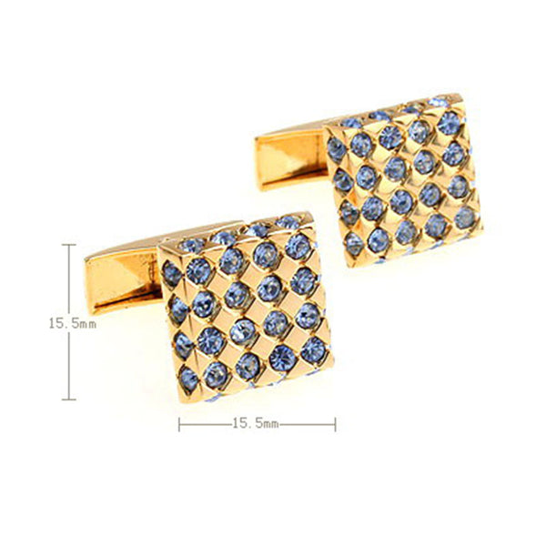 Crystal Zircon Cufflinks