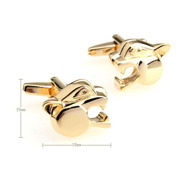 Animals Plants Plain Colour Metal Cufflinks