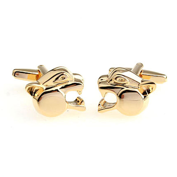 Animals Plants Plain Colour Metal Cufflinks