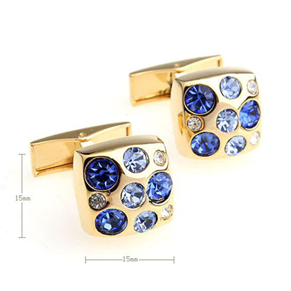 Crystal Zircon Cufflinks