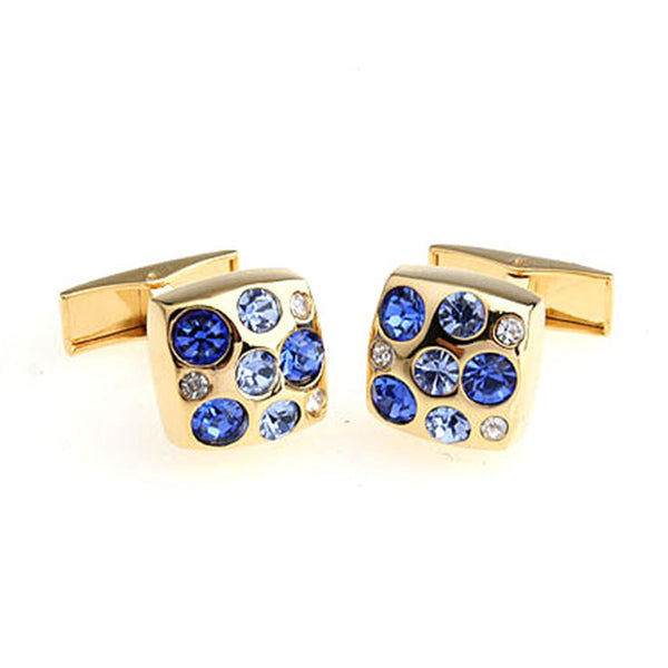 Crystal Zircon Cufflinks