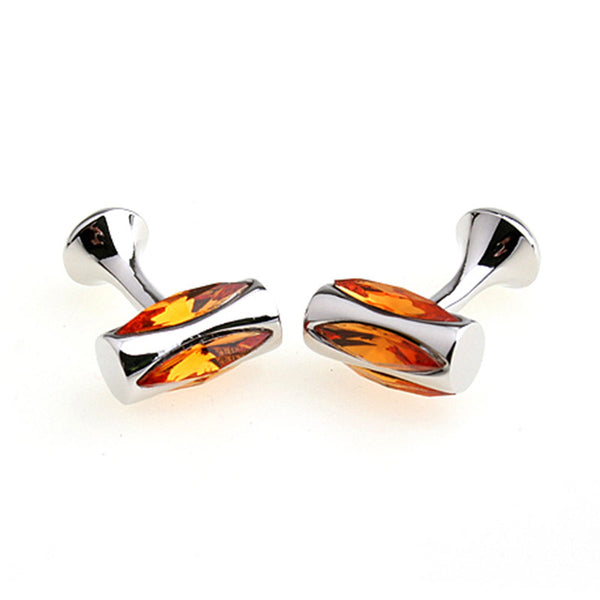 Crystal Zircon Cufflinks