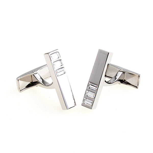 Crystal Zircon Cufflinks