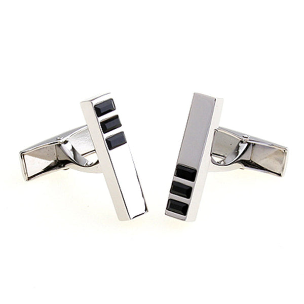 Crystal Zircon Cufflinks