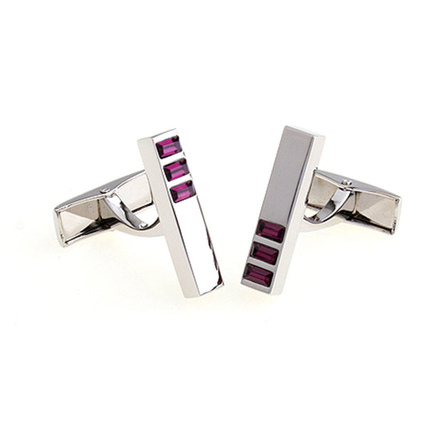 Crystal Zircon Cufflinks