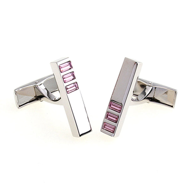 Crystal Zircon Cufflinks