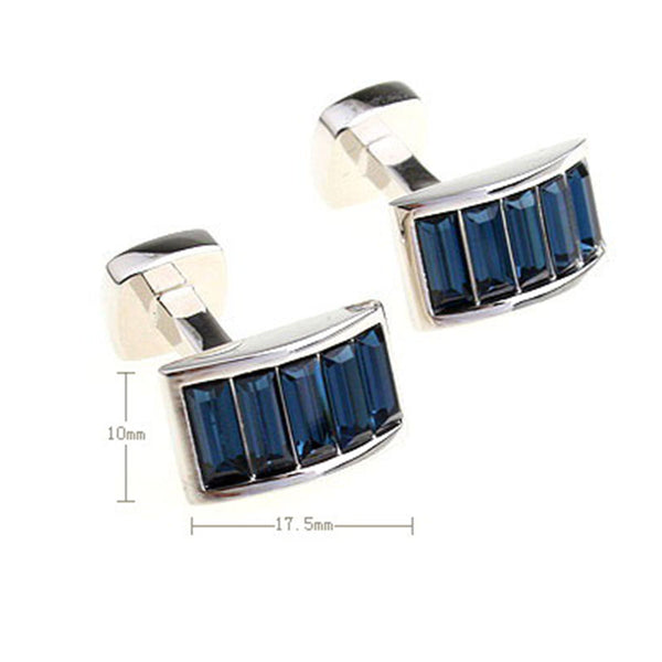 Crystal Zircon Cufflinks