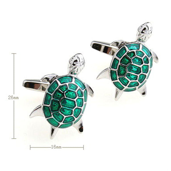 Animals Plants Enamel Dropping Glue Cufflinks