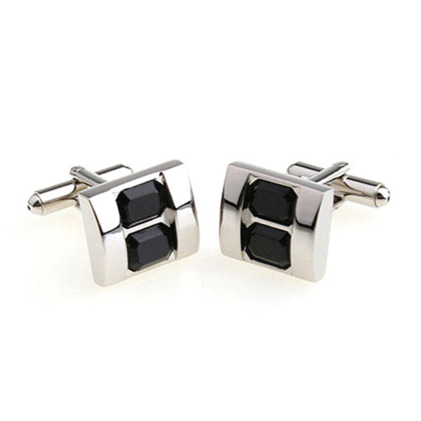 Crystal Zircon Cufflinks