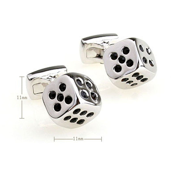 Crystal Zircon Cufflinks