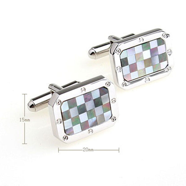 Shells Agate Cufflinks