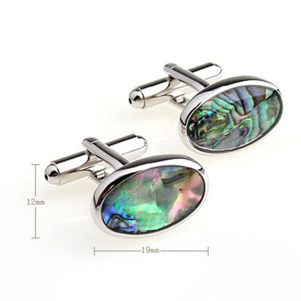 Enamel Dropping Glue Cufflinks