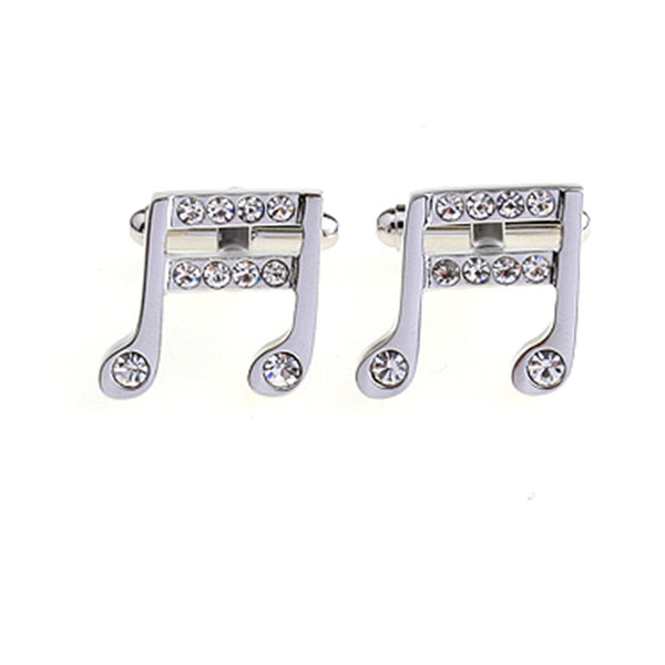 National Flag Music Crystal Zircon Cufflinks