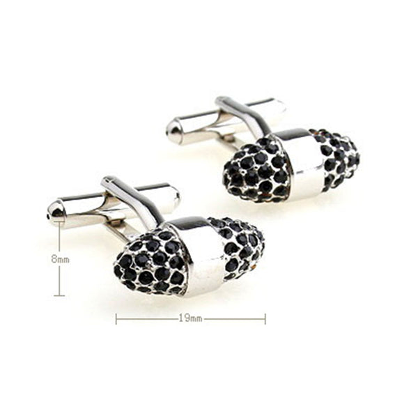 Crystal Zircon Cufflinks