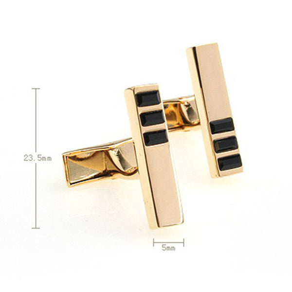 Crystal Zircon Cufflinks