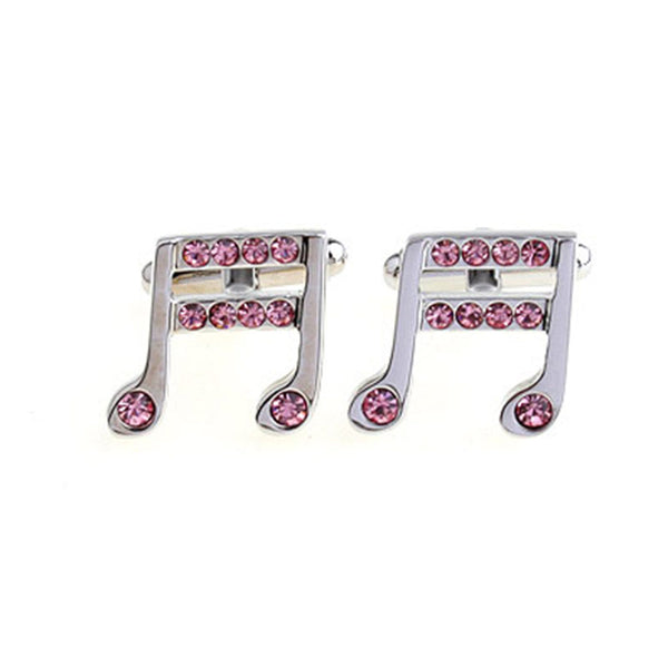 National Flag Music Crystal Zircon Cufflinks