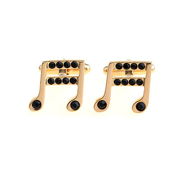 National Flag Music Crystal Zircon Cufflinks