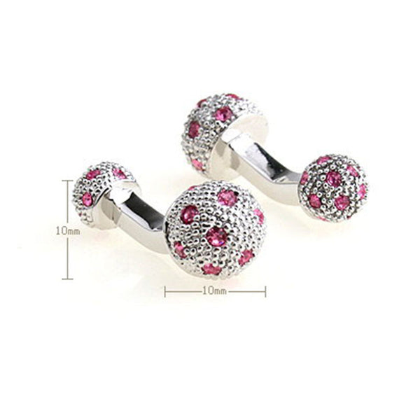 Crystal Zircon Cufflinks