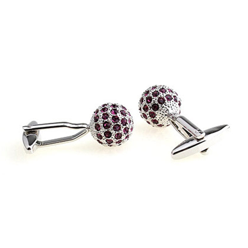 Crystal Zircon Cufflinks