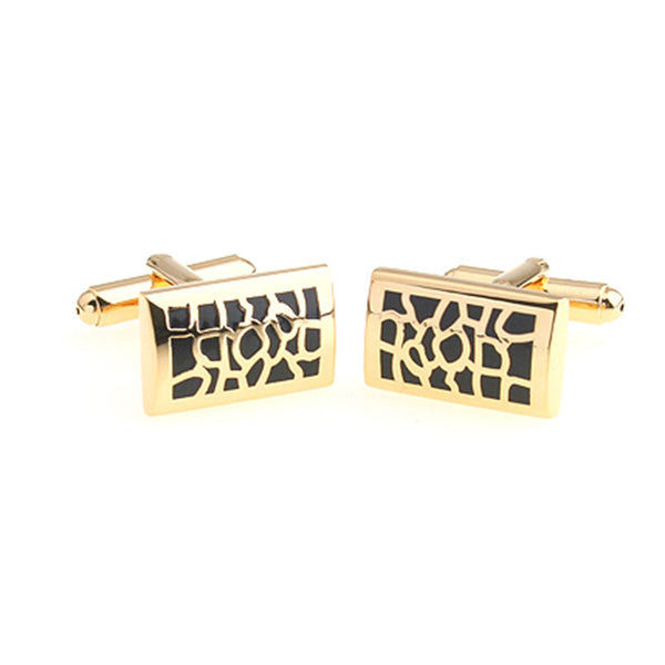 Enamel Dropping Glue Cufflinks