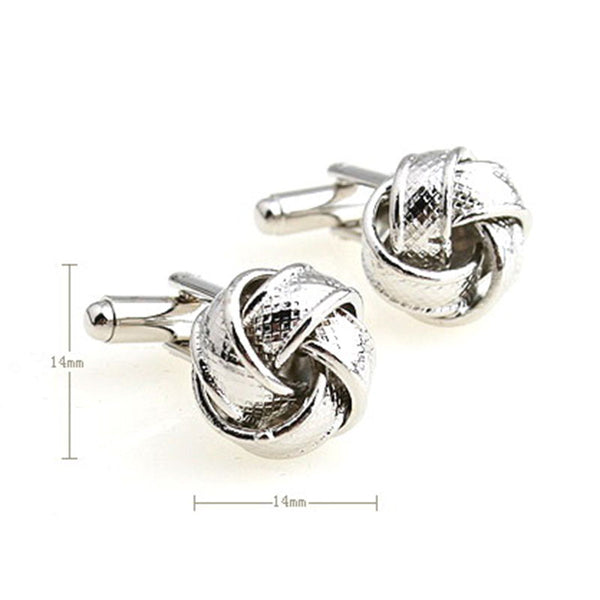 Plain Colour Metal Cufflinks