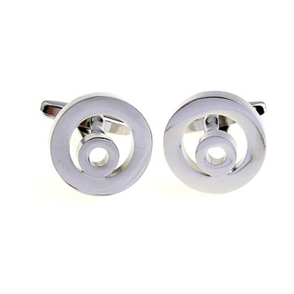 Plain Colour Metal Cufflinks