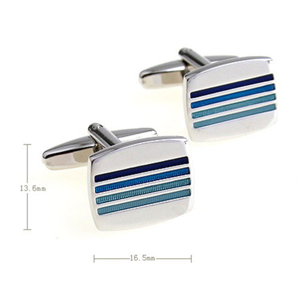 Enamel Dropping Glue Cufflinks