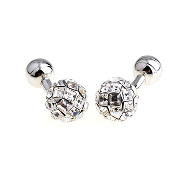 Crystal Zircon Cufflinks