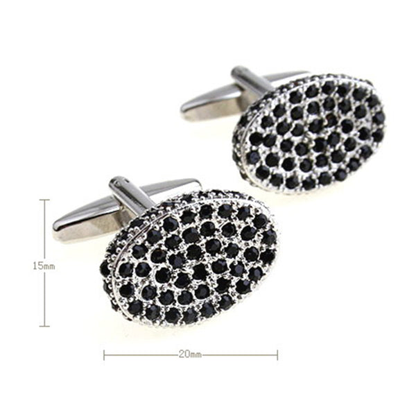 Crystal Zircon Cufflinks