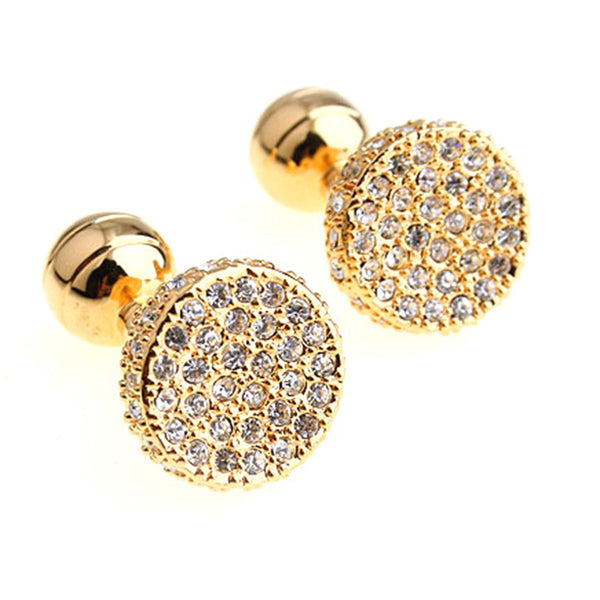 Crystal Zircon Cufflinks