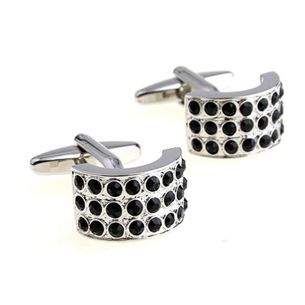 Crystal Zircon Cufflinks