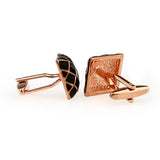 Enamel Dropping Glue Cufflinks