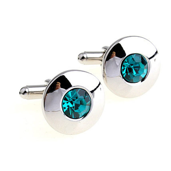 Crystal Zircon Cufflinks