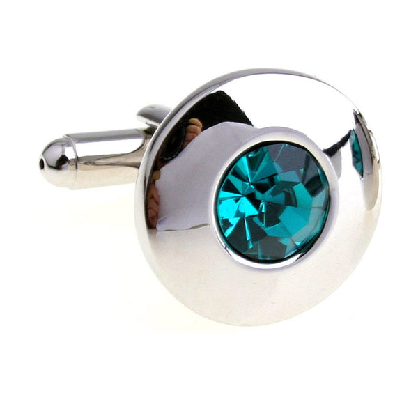 Crystal Zircon Cufflinks