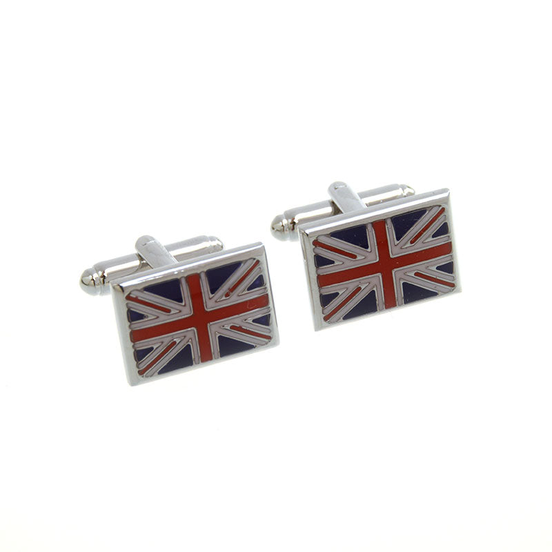 National Flag Music Enamel Dropping Glue Cufflinks