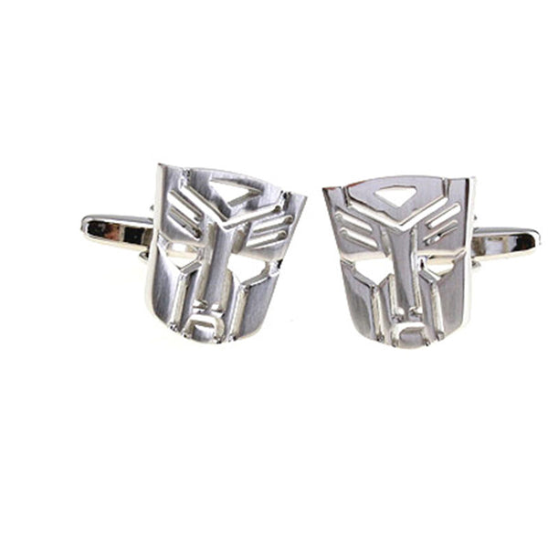 Interesting Skull Plain Colour Metal Cufflinks