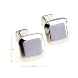 Plain Colour Metal Cufflinks