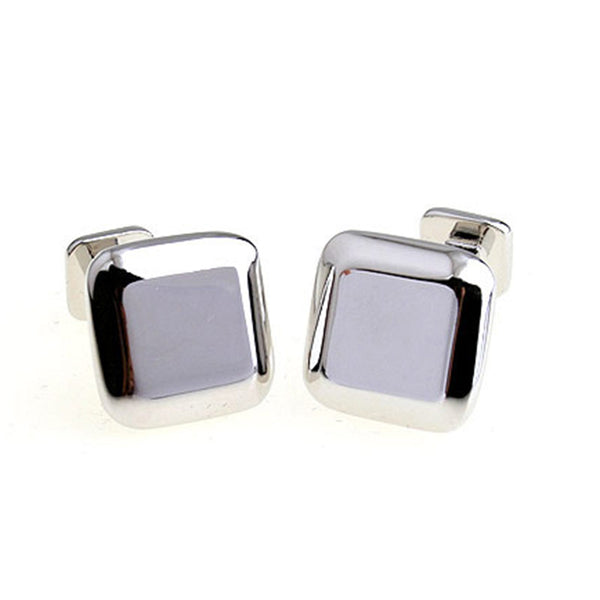 Plain Colour Metal Cufflinks