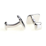 Plain Colour Metal Cufflinks