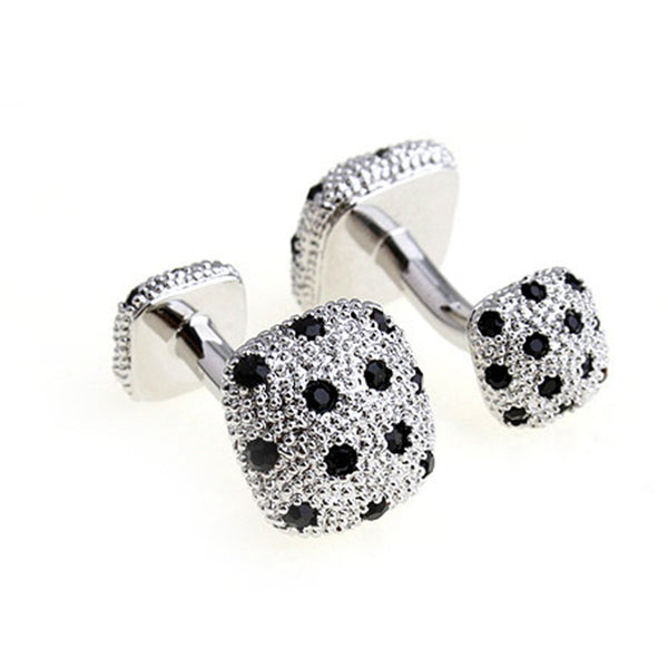 Crystal Zircon Cufflinks