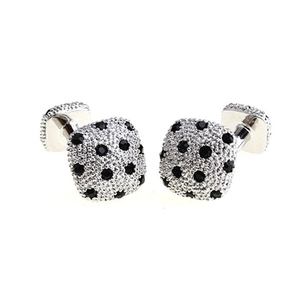 Crystal Zircon Cufflinks