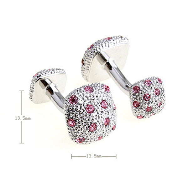 Crystal Zircon Cufflinks