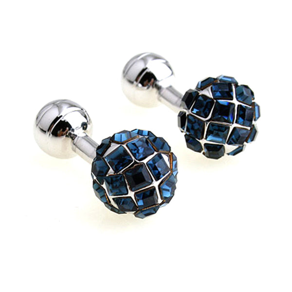 Crystal Zircon Cufflinks