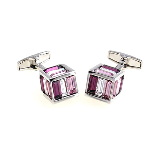 Crystal Zircon Cufflinks