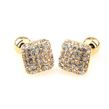 Crystal Zircon Cufflinks