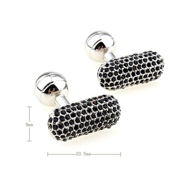 Crystal Zircon Cufflinks