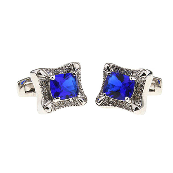 Crystal Zircon Cufflinks